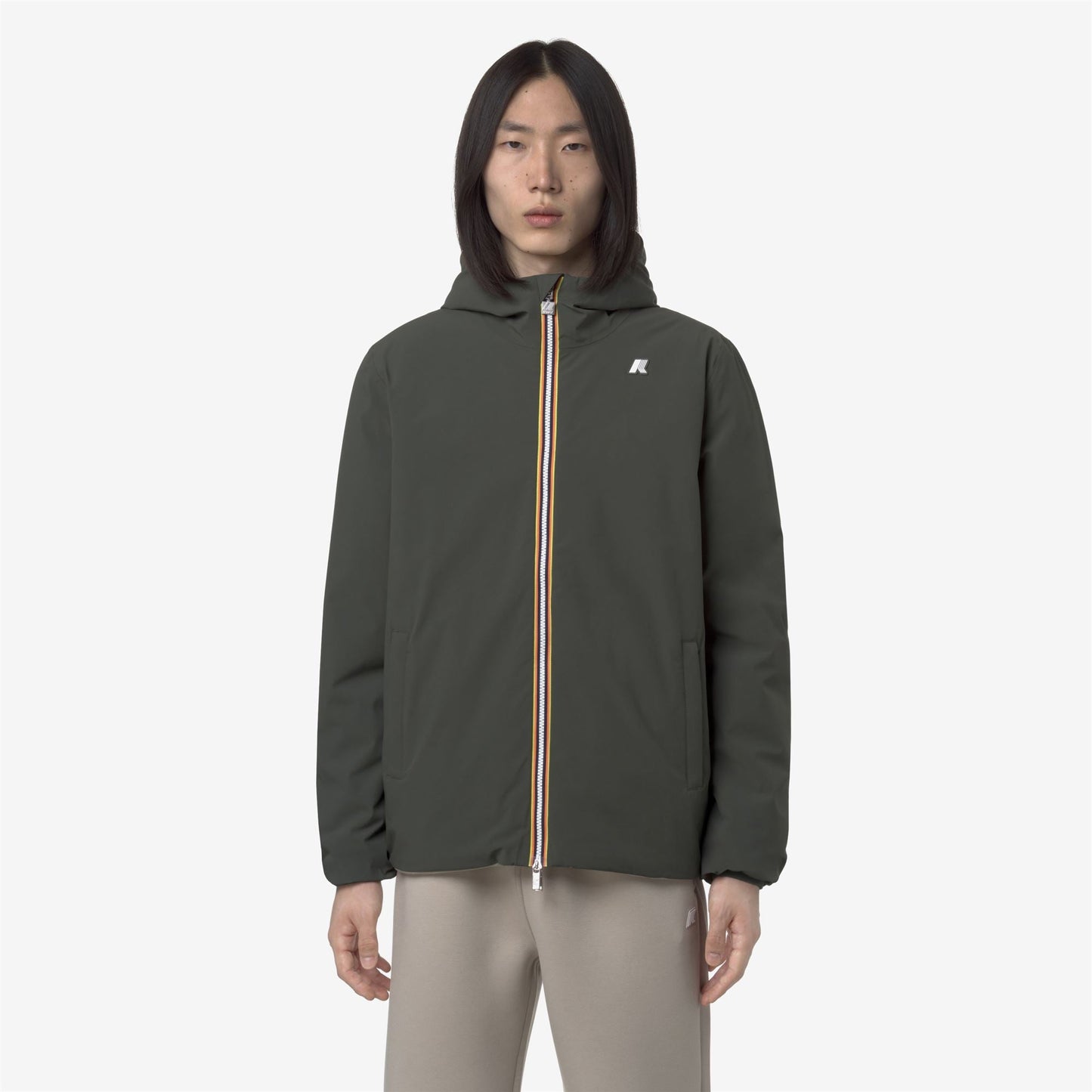 JACK ST WARM REVERSIBLE - Jackets - Short - MAN - GREEN BLACKISH-Green Oak