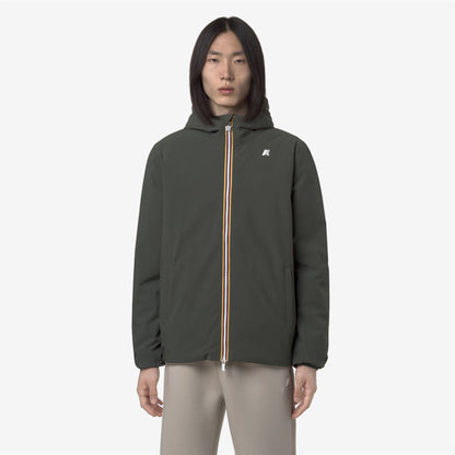 JACK ST WARM REVERSIBLE - Jackets - Short - MAN - GREEN BLACKISH-Green Oak