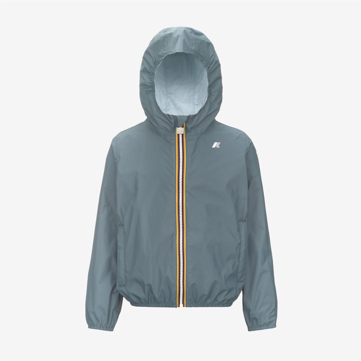 P. JAKE PLUS.2 REVERSIBLE - Jackets - Short - BOY - GREEN IRON-BLUE BABY