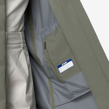 BARBRA STRETCH 2L - Jackets - Long - WOMAN - GREEN LICHEN