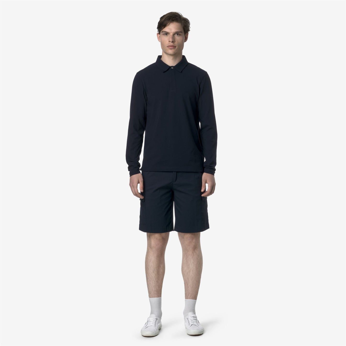 SERJE TWILL TECH - Shorts - Cargo - MAN - BLUE DEPTH