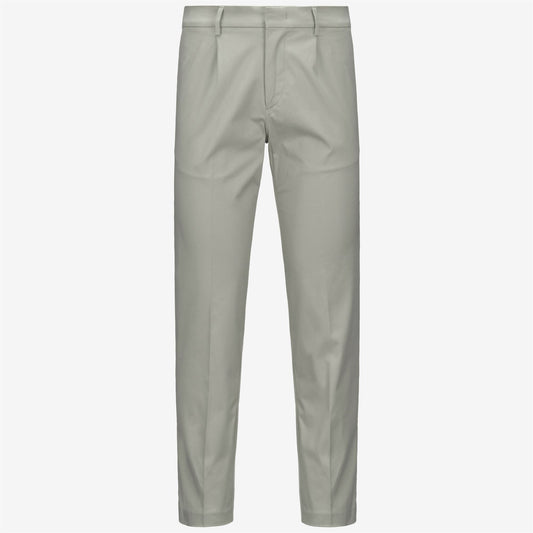 AILTON TWILL TECH PEACH - Pants - CHINO - MAN - Green Oak