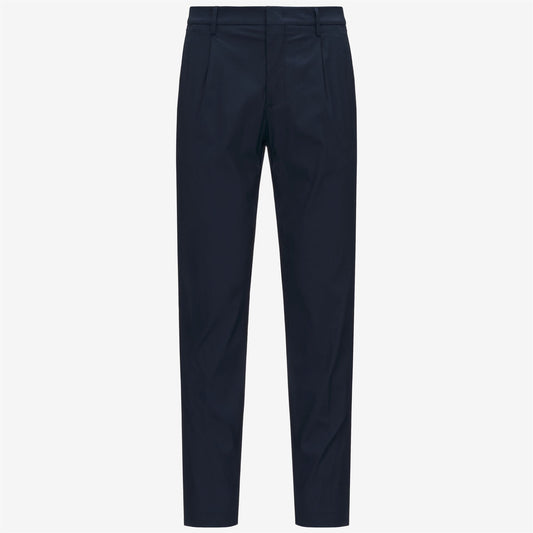 AILTON TWILL TECH PEACH - Pants - CHINO - MAN - Blue Depth