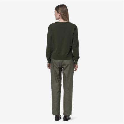 EYRE TWILL TECH - Pants - CHINO - WOMAN - GREEN LICHEN