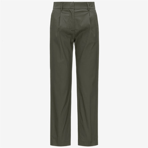 EYRE TWILL TECH - Pants - CHINO - WOMAN - GREEN LICHEN