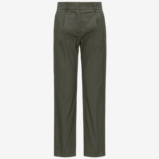 EYRE TWILL TECH - Pants - CHINO - WOMAN - GREEN LICHEN