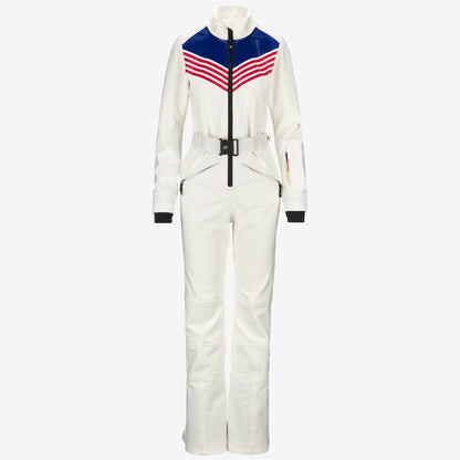 LECHERE ICONIC LOGO - Sport Suits - Coverall Suit - WOMAN - WHITE G-RED-BLUE R