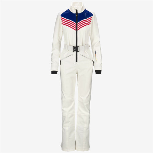 LECHERE ICONIC LOGO - Sport Suits - Coverall Suit - WOMAN - WHITE G-RED-BLUE R
