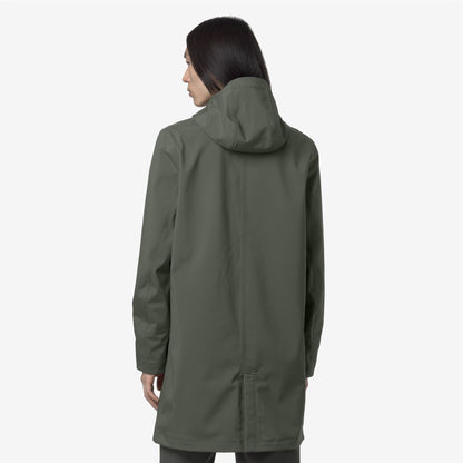 THOMAS BONDED - Jackets - Long - MAN - GREEN BLACKISH-Blue Depth