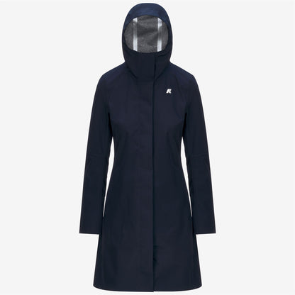 STEPHY BONDED JERSEY - Jackets - 3/4 LENGTH - WOMAN - BLUE DEPTH