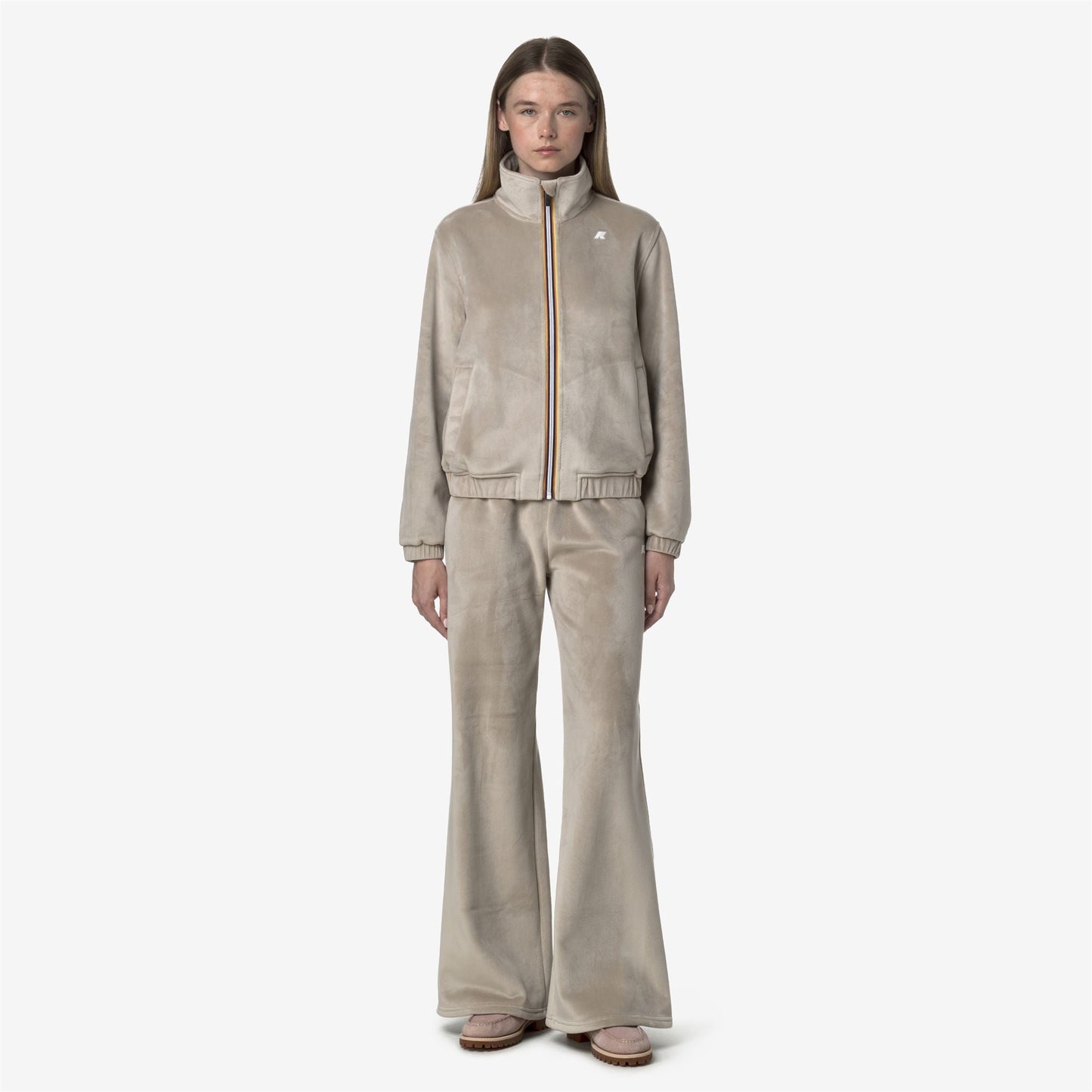 JENNY VELOUR POLAR - Pants - Sport Trousers - WOMAN - Beige Cashmere-Beige Cashmere