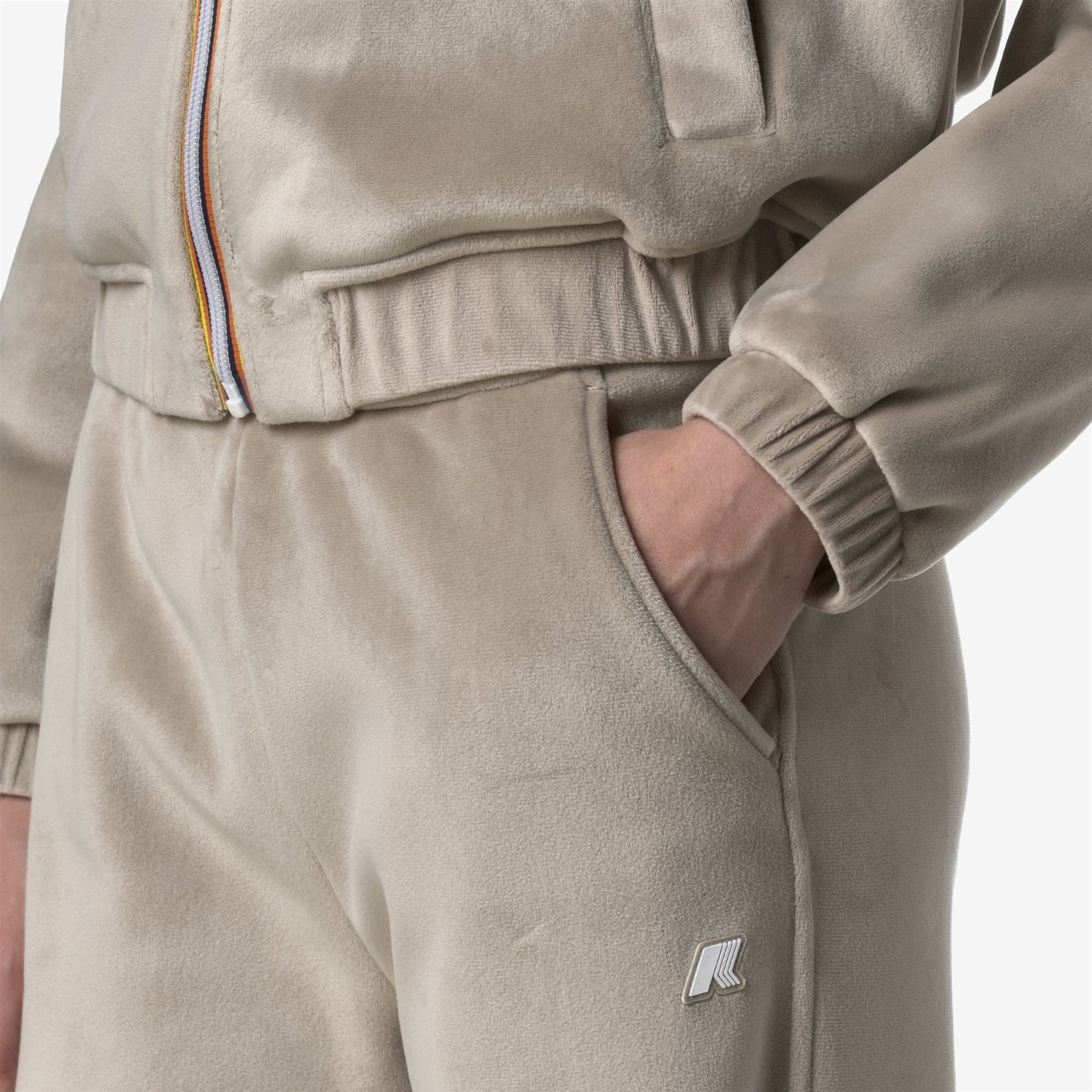 JENNY VELOUR POLAR - Pants - Sport Trousers - WOMAN - Beige Cashmere-Beige Cashmere