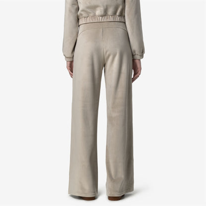 JENNY VELOUR POLAR - Pants - Sport Trousers - WOMAN - Beige Cashmere-Beige Cashmere