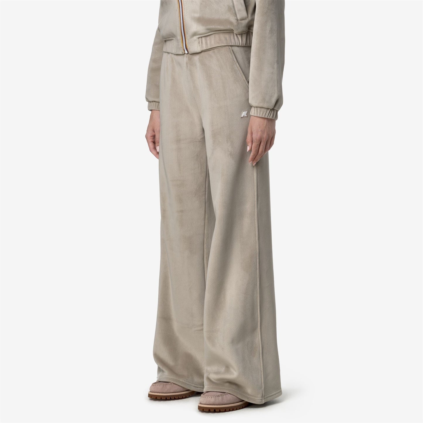 JENNY VELOUR POLAR - Pants - Sport Trousers - WOMAN - Beige Cashmere-Beige Cashmere