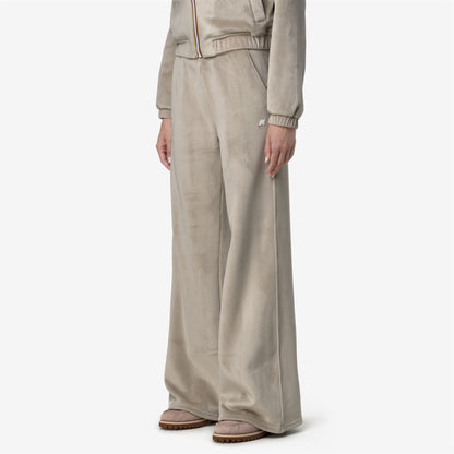 JENNY VELOUR POLAR - Pants - Sport Trousers - WOMAN - Beige Cashmere-Beige Cashmere