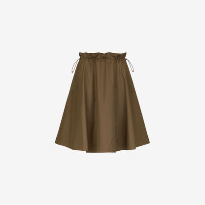 GAELA SATIN - Skirts - Longuette - WOMAN - BROWN CORDA