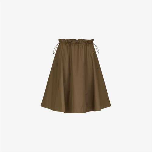 GAELA SATIN - Skirts - Longuette - WOMAN - BROWN CORDA