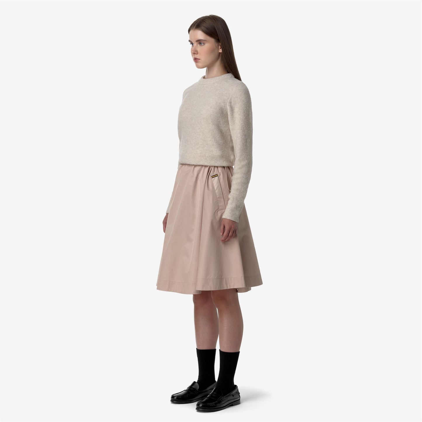 GAELA SATIN - Skirts - Longuette - WOMAN - PINK TINT