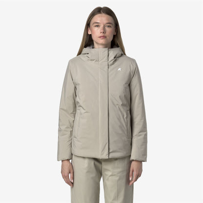 LIL SOFT TOUCH MARMOTTA - Jackets - Short - WOMAN - Beige Cashmere-Grey Goat