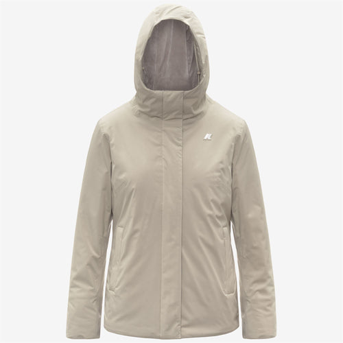 LIL SOFT TOUCH MARMOTTA - Jackets - Short - WOMAN - Beige Cashmere-Grey Goat