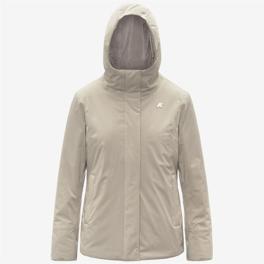 LIL SOFT TOUCH MARMOTTA - Jackets - Short - WOMAN - Beige Cashmere-Grey Goat