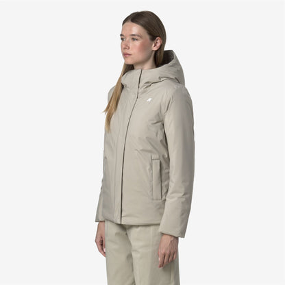 LIL SOFT TOUCH MARMOTTA - Jackets - Short - WOMAN - Beige Cashmere-Grey Goat