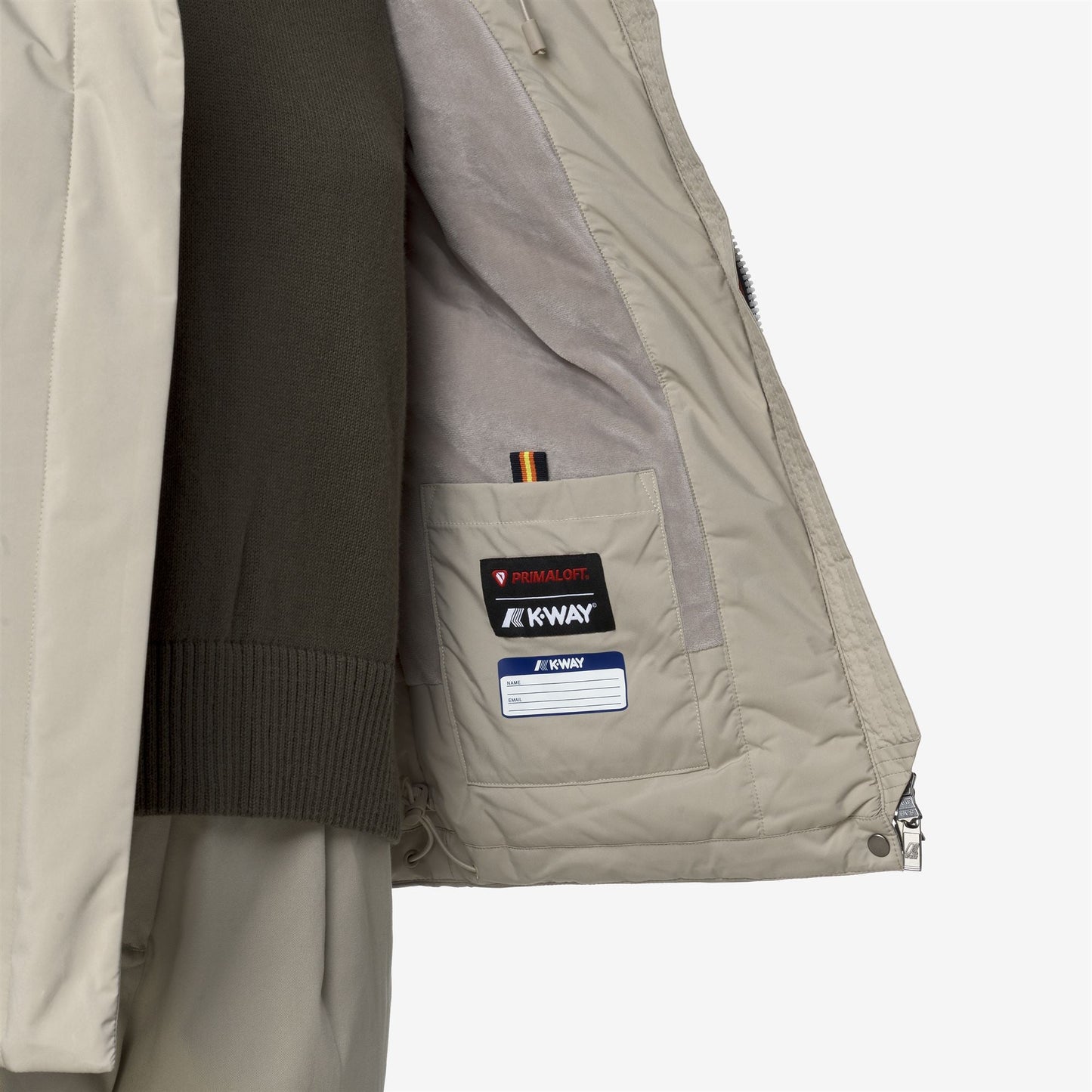 LIL SOFT TOUCH MARMOTTA - Jackets - Short - WOMAN - Beige Cashmere-Grey Goat