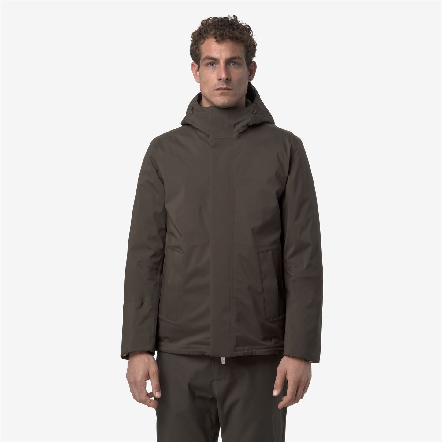 JACKEN BONDED PADDED - Jackets - Short - MAN - Black Olive Combo
