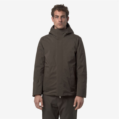 JACKEN BONDED PADDED - Jackets - Short - MAN - Black Olive Combo