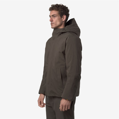 JACKEN BONDED PADDED - Jackets - Short - MAN - Black Olive Combo