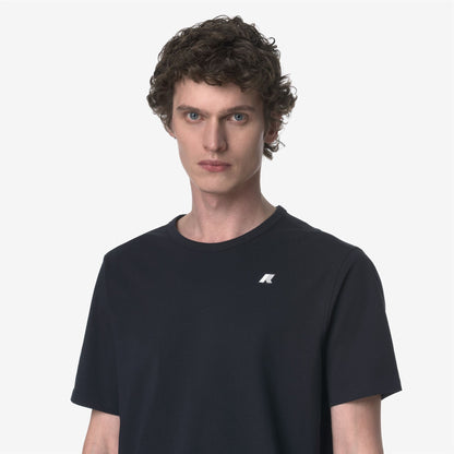 ADAME LIGHT STRETCH JERSEY - T-ShirtsTop - T-Shirt - MAN - BLUE DEPTH