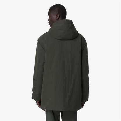 OTTO COTTON FEEL - Jackets - Mid - MAN - Green Blackish Combo