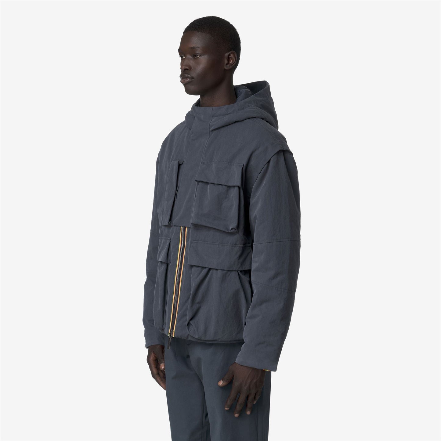 GUILLERMO COTTON FEEL - Jackets - Short - MAN - Blue Airforce Combo