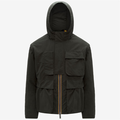 GUILLERMO COTTON FEEL - Jackets - Short - MAN - Green Blackish Combo