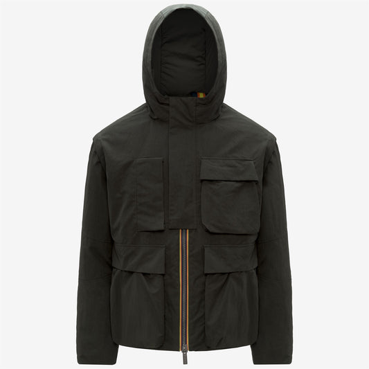 GUILLERMO COTTON FEEL - Jackets - Short - MAN - Green Blackish Combo