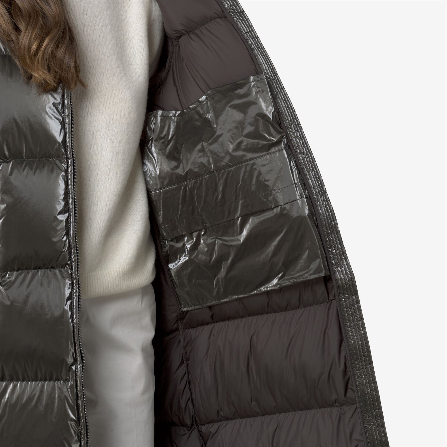 RUENNE THERMO PEARLY - Jackets - Long - WOMAN - Black Olive Combo