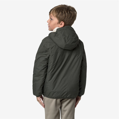 P. LE VRAI 4.0 CLAUDE ORSETTO - Jackets - Mid - KID UNISEX - GREEN BLACKISH