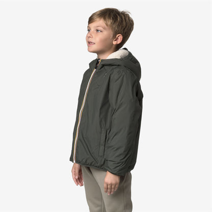 P. LE VRAI 4.0 CLAUDE ORSETTO - Jackets - Mid - KID UNISEX - GREEN BLACKISH
