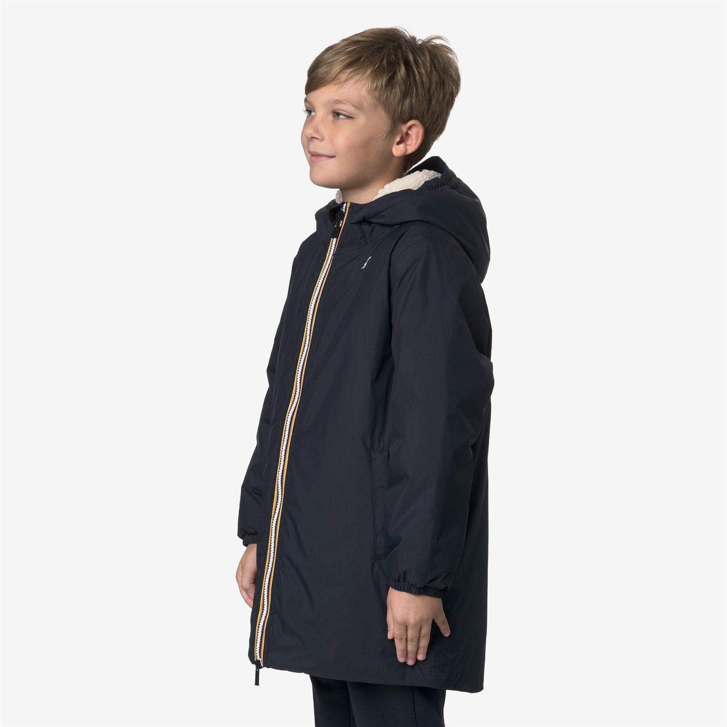 P. LE VRAI 4.0 EIFFEL ORSETTO - Jackets - 3/4 LENGTH - KID UNISEX - Blue Depth