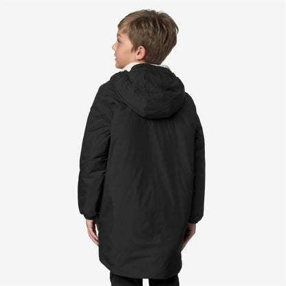 P. LE VRAI 4.0 EIFFEL ORSETTO - Jackets - 3/4 LENGTH - KID UNISEX - Black Pure