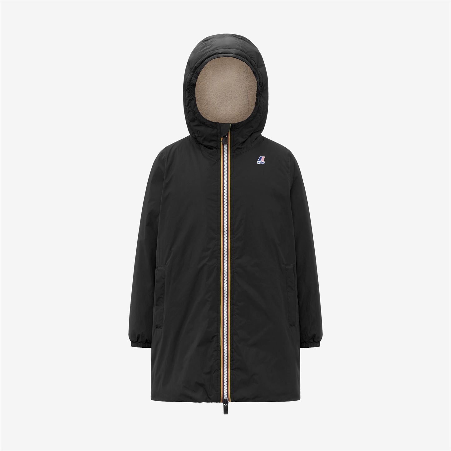 P. LE VRAI 4.0 EIFFEL ORSETTO - Jackets - 3/4 LENGTH - KID UNISEX - Black Pure