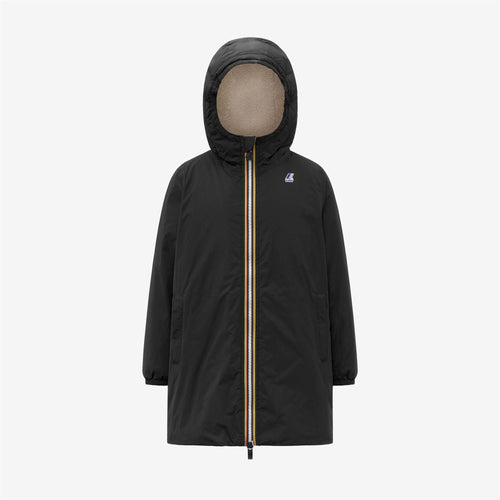 P. LE VRAI 4.0 EIFFEL ORSETTO - Jackets - 3/4 LENGTH - KID UNISEX - Black Pure