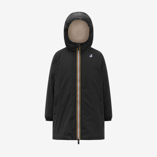 P. LE VRAI 4.0 EIFFEL ORSETTO - Jackets - 3/4 LENGTH - KID UNISEX - Black Pure