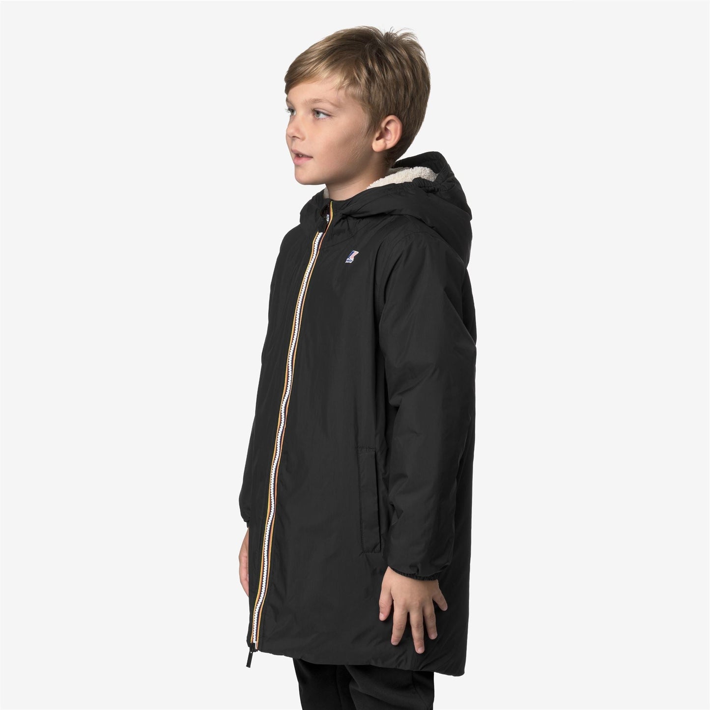 P. LE VRAI 4.0 EIFFEL ORSETTO - Jackets - 3/4 LENGTH - KID UNISEX - Black Pure