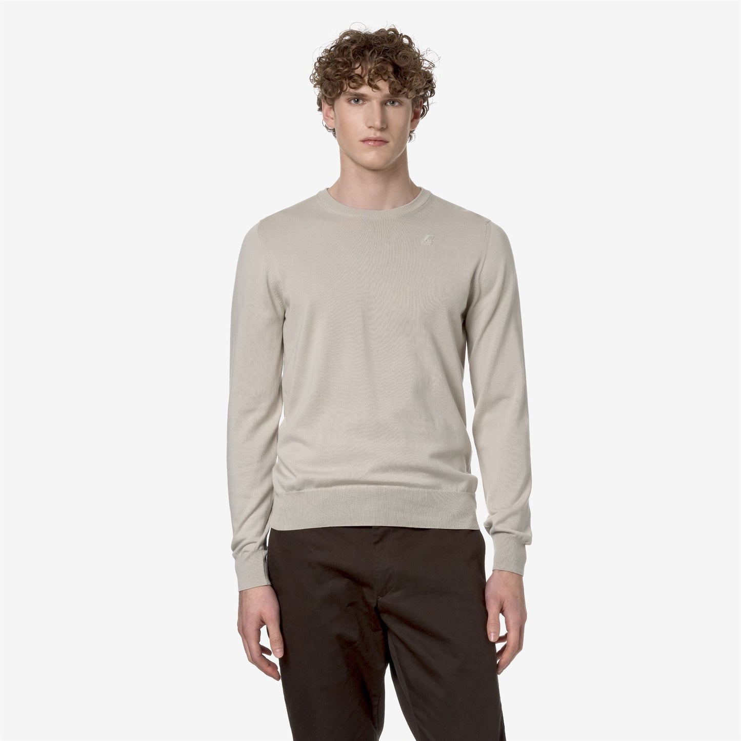 SEBASTIEN COTTON PS - Knitwear - Pull Over - MAN - BEIGE LT