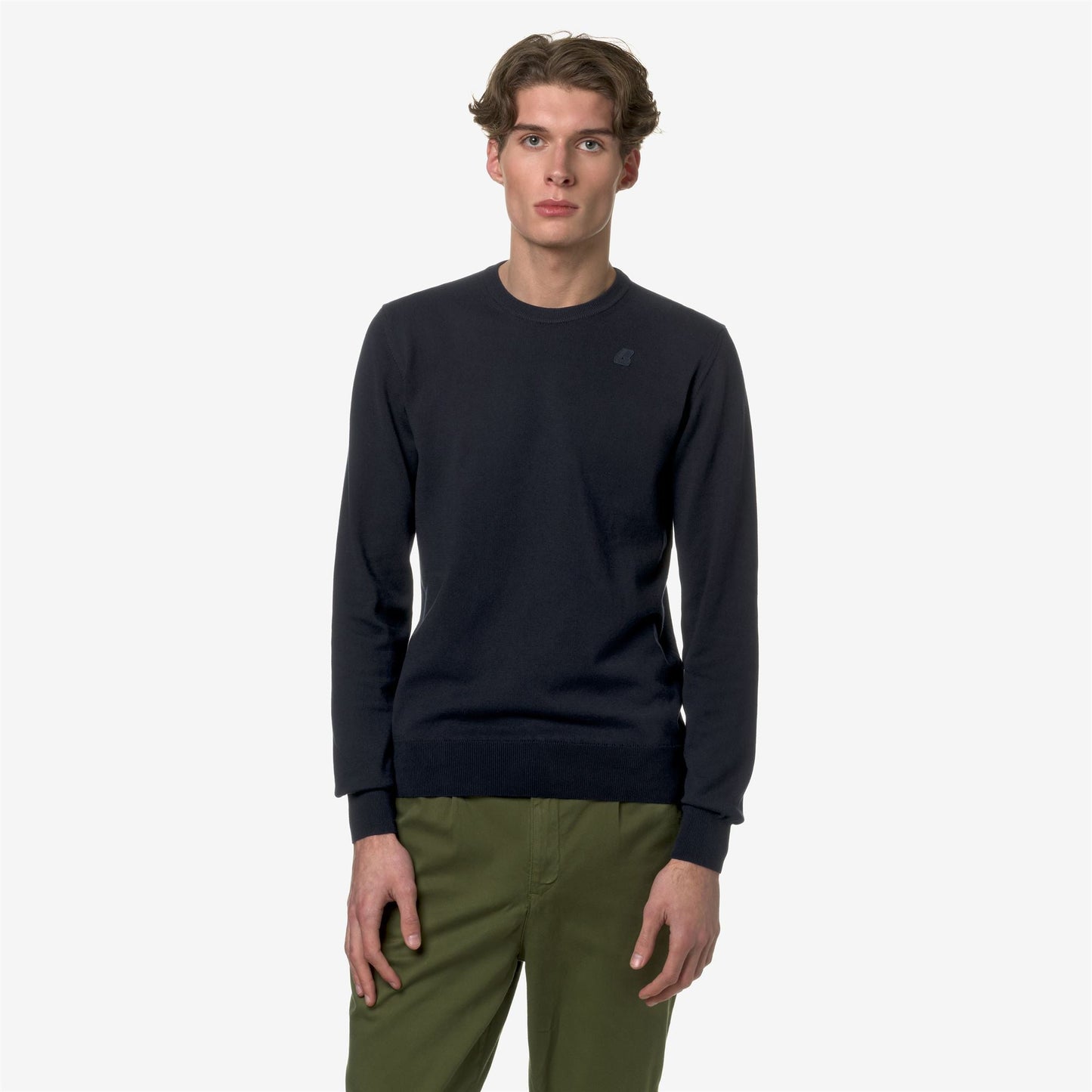 SEBASTIEN COTTON PS - Knitwear - Pull Over - MAN - BLUE DEPTH