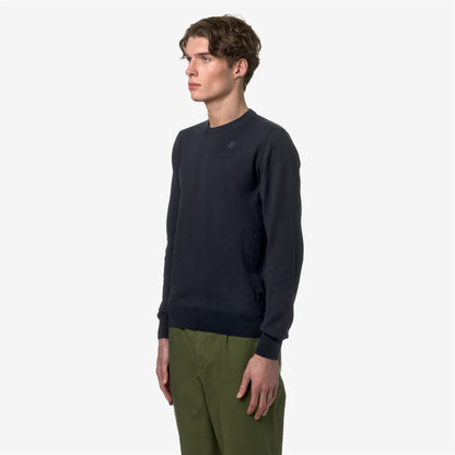 SEBASTIEN COTTON PS - Knitwear - Pull Over - MAN - BLUE DEPTH