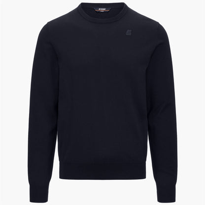 SEBASTIEN COTTON PS - Knitwear - Pull Over - MAN - BLUE DEPTH