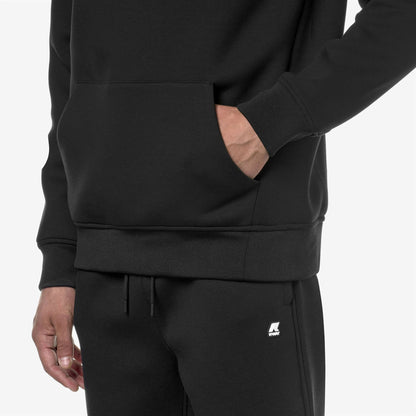 BERNIE SPACER - Fleece - Pull Over - MAN - BLACK PURE