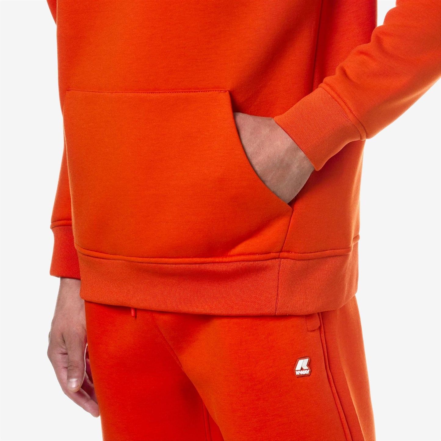 BERNIE SPACER - Fleece - Pull Over - MAN - ORANGE PUMPKIN